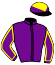casaque portée par Julliot R. jockey du cheval de course BOHORT DES ARACHIS, information pmu ZETURF