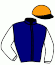 casaque portée par De Giles F. jockey du cheval de course I RUN, information pmu ZETURF