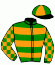 casaque portée par Smeulders C. jockey du cheval de course APPLESANDPIERRES, information pmu ZETURF