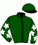 casaque portée par Veron F. jockey du cheval de course PASSALITO, information pmu ZETURF
