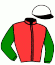 casaque portée par Rousseau L. jockey du cheval de course SHENGLI DES BOIS, information pmu ZETURF