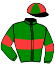 casaque portée par De Giles F. jockey du cheval de course BREKDANCE BILBERRY, information pmu ZETURF
