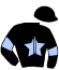 casaque portée par Reveley J. jockey du cheval de course CAULFIELD, information pmu ZETURF