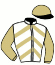 casaque portée par De Chitray A. jockey du cheval de course CANAILLE DE NONANT, information pmu ZETURF