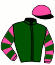 casaque portée par Dubourg K. jockey du cheval de course HILLICO CONTI, information pmu ZETURF