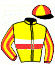 casaque portée par Crublet E. jockey du cheval de course DARIYANGEL, information pmu ZETURF