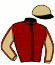 casaque portée par Boutin Hug. jockey du cheval de course MR DE SEVIN, information pmu ZETURF