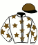 casaque portée par Riou C. jockey du cheval de course DIVA SECRETE, information pmu ZETURF