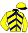 casaque portée par Blainville T. jockey du cheval de course CLOTAIRE, information pmu ZETURF