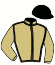 casaque portée par Dubourg K. jockey du cheval de course GLASGOW DU BERLAIS, information pmu ZETURF