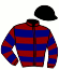casaque portée par Rambur Jea. F. jockey du cheval de course KALIKA DES FLOS, information pmu ZETURF