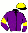 casaque portée par Gallon D. jockey du cheval de course JOYFULL, information pmu ZETURF