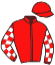 casaque portée par Lajon W. jockey du cheval de course ITAL CONTI, information pmu ZETURF casaque portée par Lajon W. jockey du cheval de course ITAL CONTI, information pmu ZETURF