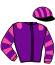casaque portée par Mula Fra. jockey du cheval de course AS MAGNETIC, information pmu ZETURF