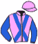 casaque portée par Marchand Bas. jockey du cheval de course SHETLAND TONY, information pmu ZETURF