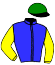 casaque portée par Vandamme Luc. jockey du cheval de course JARATATA DU DORAT, information pmu ZETURF