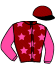 casaque portée par Riou C. jockey du cheval de course CRI CRACK, information pmu ZETURF