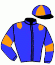 casaque portée par Verhestraeten E. jockey du cheval de course KING PATH, information pmu ZETURF