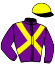 casaque portée par Crublet E. jockey du cheval de course ZAMNESIA, information pmu ZETURF casaque portée par Crublet E. jockey du cheval de course ZAMNESIA, information pmu ZETURF