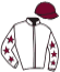 casaque portée par Alexandre Borges jockey du cheval de course OPUS, information pmu ZETURF casaque portée par Alexandre Borges jockey du cheval de course OPUS, information pmu ZETURF