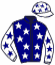 casaque portée par Madamet A. jockey du cheval de course ABSOLUTE POWER, information pmu ZETURF