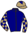 casaque portée par Valle Skar Mlle F. jockey du cheval de course GOT FROST, information pmu ZETURF