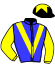 casaque portée par Favriaux Mal. jockey du cheval de course FEE DU VIVIEN, information pmu ZETURF