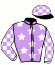 casaque portée par Pacaut Mme Cor. jockey du cheval de course AMERICAN GLORY, information pmu ZETURF