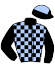 casaque portée par Bails Mlle L. jockey du cheval de course PEYTON PLACE, information pmu ZETURF casaque portée par Bails Mlle L. jockey du cheval de course PEYTON PLACE, information pmu ZETURF