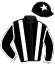 casaque portée par Molins Mme Amb. jockey du cheval de course DOUBLE JEU, information pmu ZETURF