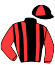 casaque portée par Izzo M. jockey du cheval de course LONELY RIDER, information pmu ZETURF