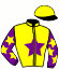 casaque portée par Terry C. jockey du cheval de course HARRY LE BEAU (FR), information pmu ZETURF