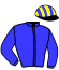 casaque portée par Abrivard M. jockey du cheval de course IDEE SECRETE, information pmu ZETURF