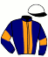 casaque portée par Martin G. jockey du cheval de course INFERNAL SPIRIT, information pmu ZETURF