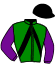 casaque portée par Dugard A. jockey du cheval de course JUNIOR MESLOIS, information pmu ZETURF