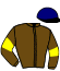 casaque portée par Mallet C. A. jockey du cheval de course FRIVOLO BELLO, information pmu ZETURF