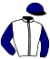 casaque portée par Delanoe F. jockey du cheval de course JAZZ BUROIS, information pmu ZETURF
