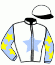 casaque portée par Jouve G. jockey du cheval de course JAPPIE DES RACQUES, information pmu ZETURF