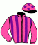casaque portée par Thomain Cl. jockey du cheval de course LATINO AU CROSNIER, information pmu ZETURF
