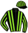 casaque portée par Le Beller T. jockey du cheval de course JEAN D'HOLLENBOURG, information pmu ZETURF