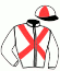 casaque portée par Ozenne J. jockey du cheval de course IERMONT, information pmu ZETURF casaque portée par Ozenne J. jockey du cheval de course IERMONT, information pmu ZETURF