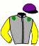 casaque portée par Saussaye V. jockey du cheval de course KOLOMBO, information pmu ZETURF casaque portée par Saussaye V. jockey du cheval de course KOLOMBO, information pmu ZETURF