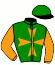 casaque portée par Maxime Hamelin jockey du cheval de course GLAMOUR DU PONT, information pmu ZETURF casaque portée par Maxime Hamelin jockey du cheval de course GLAMOUR DU PONT, information pmu ZETURF