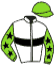 casaque portée par Lelievre J. B. jockey du cheval de course KELIA DES TOUCHES, information pmu ZETURF