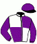 casaque portée par Defortescu Adr. jockey du cheval de course JEFF DES CAILLONS, information pmu ZETURF