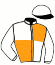 casaque portée par Beauvais T. jockey du cheval de course LENEK MICHE, information pmu ZETURF
