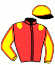 casaque portée par Puniere D. jockey du cheval de course KENDJI DE BEAULIEU, information pmu ZETURF