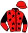 casaque portée par Terry C. jockey du cheval de course KUNDERA D'ALOUETTE, information pmu ZETURF
