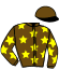 casaque portée par Gaborit L. jockey du cheval de course J'ADORE CHENEVIERE, information pmu ZETURF