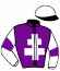 casaque portée par Mandral C. jockey du cheval de course GIANT STEPS, information pmu ZETURF casaque portée par Mandral C. jockey du cheval de course GIANT STEPS, information pmu ZETURF